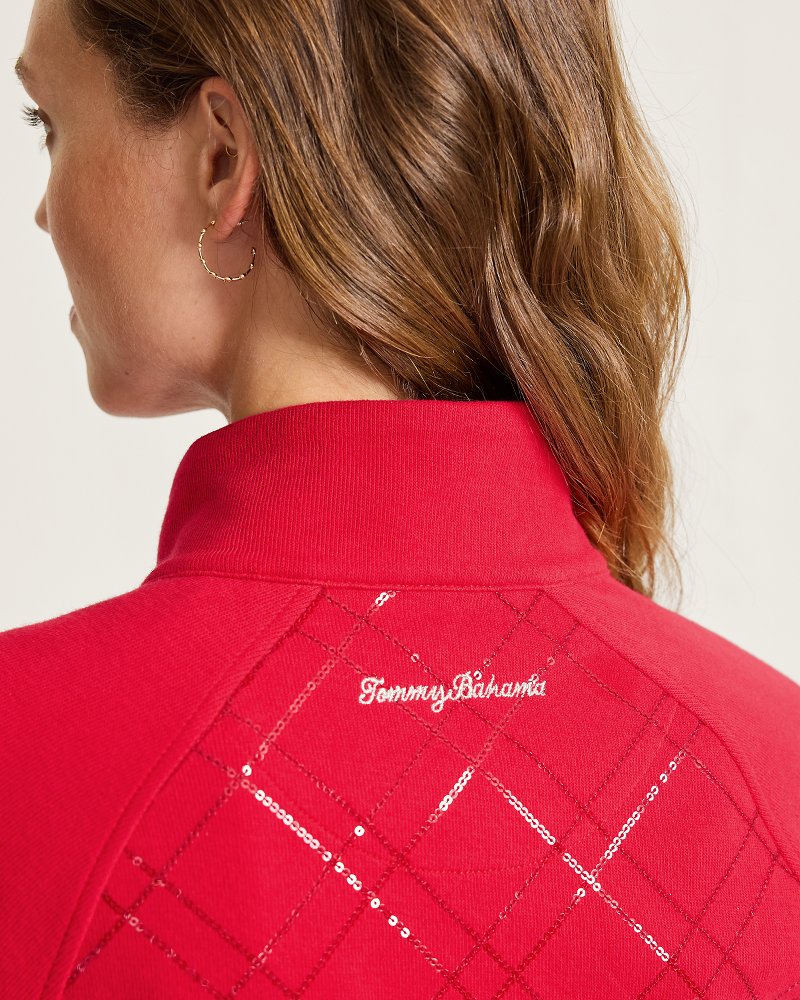 Aruba Diamond Days Embroidered Full-Zip Sweatshirt