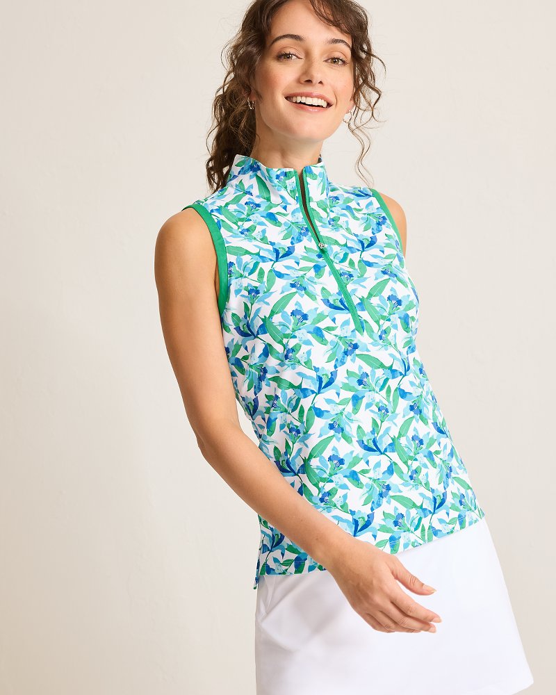 Aubrey Seaside Brights IslandZone® Mock Top