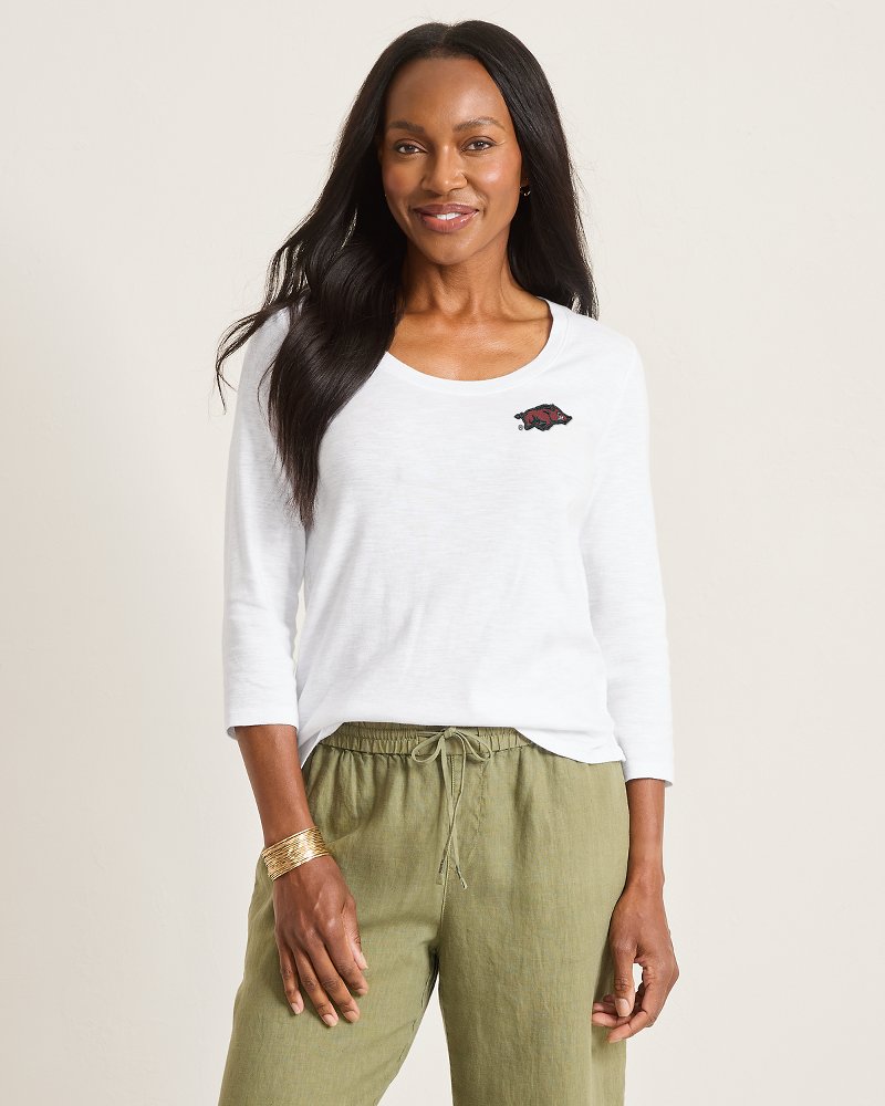 Collegiate Ashby Isles 3/4-Scoop-Neck T-Shirt