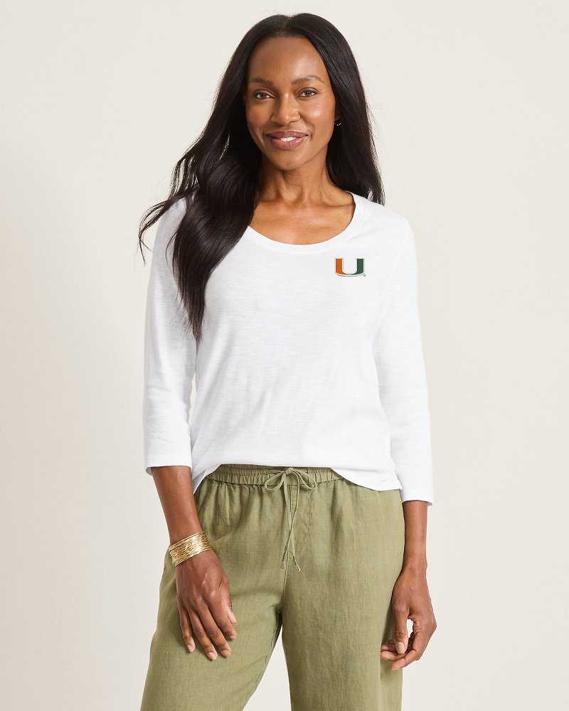 Collegiate Ashby Isles 3/4-Scoop-Neck T-Shirt