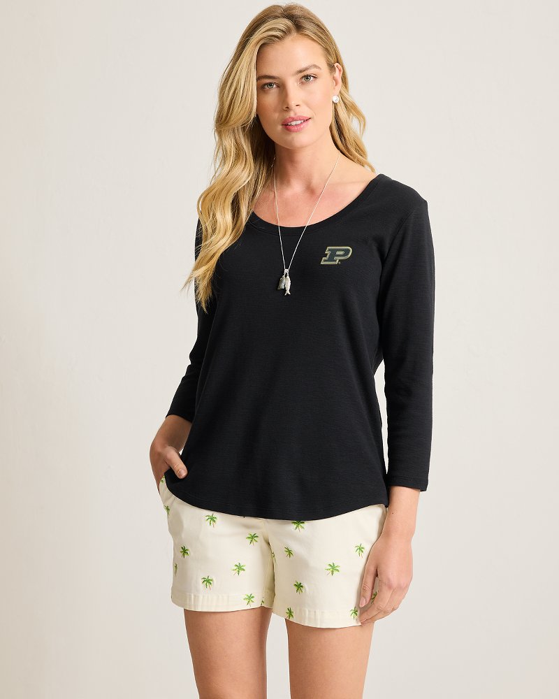 Collegiate Ashby Isles 3/4-Scoop-Neck T-Shirt