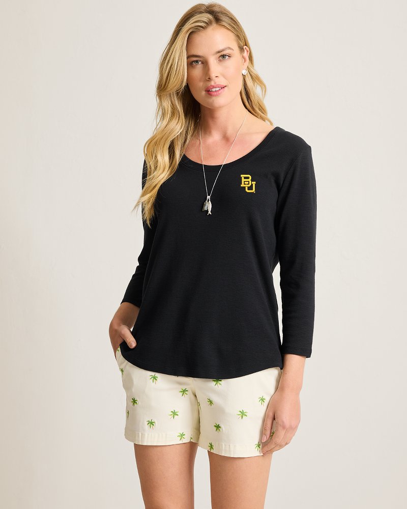Collegiate Ashby Isles 3/4-Scoop-Neck T-Shirt