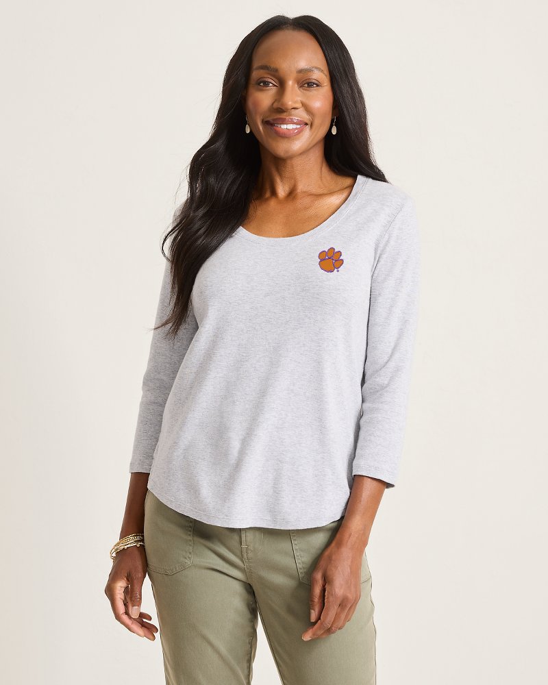 Collegiate Ashby Isles 3/4-Scoop-Neck T-Shirt