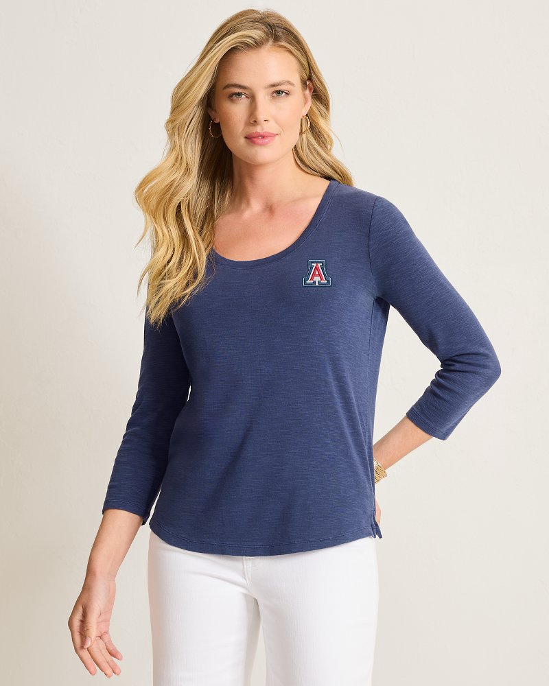 Collegiate Ashby Isles 3/4-Scoop-Neck T-Shirt