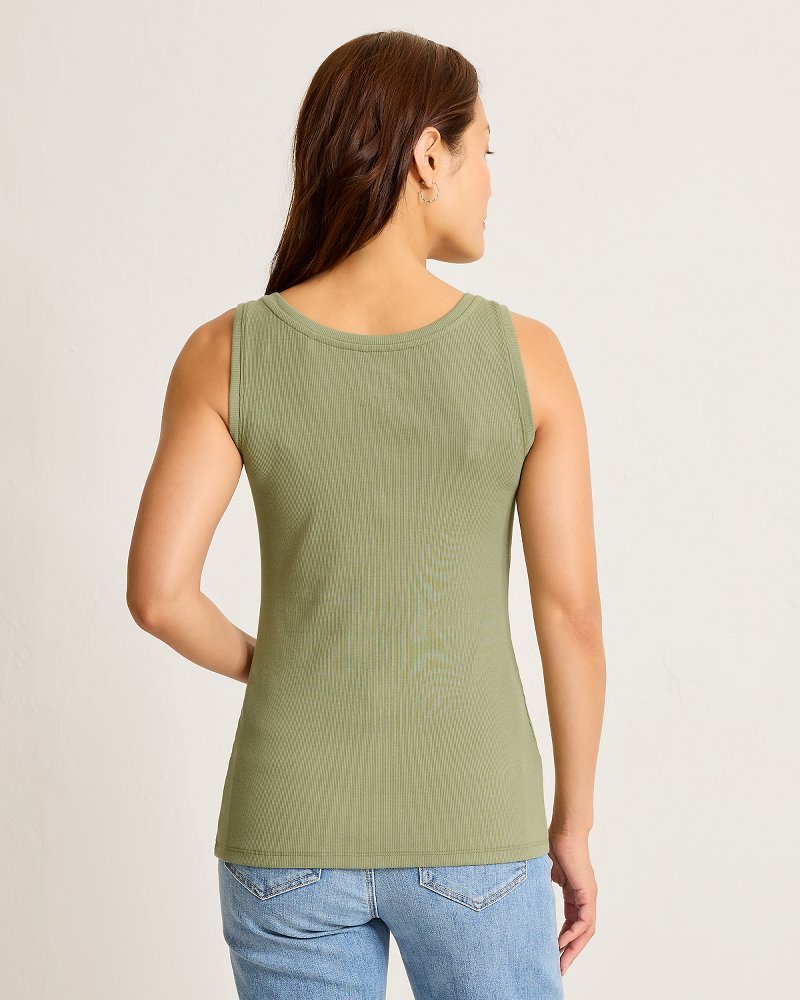 Thumbnail for Sunset Bay Ribbed Tank Top