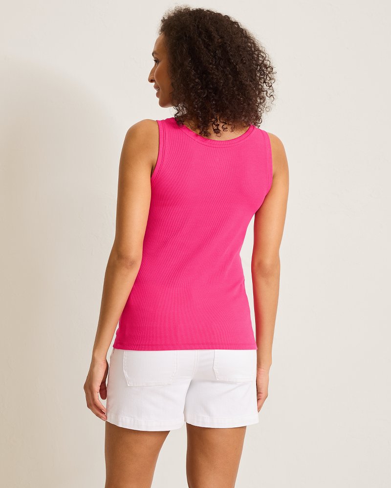 Thumbnail for Sunset Bay Ribbed Tank Top