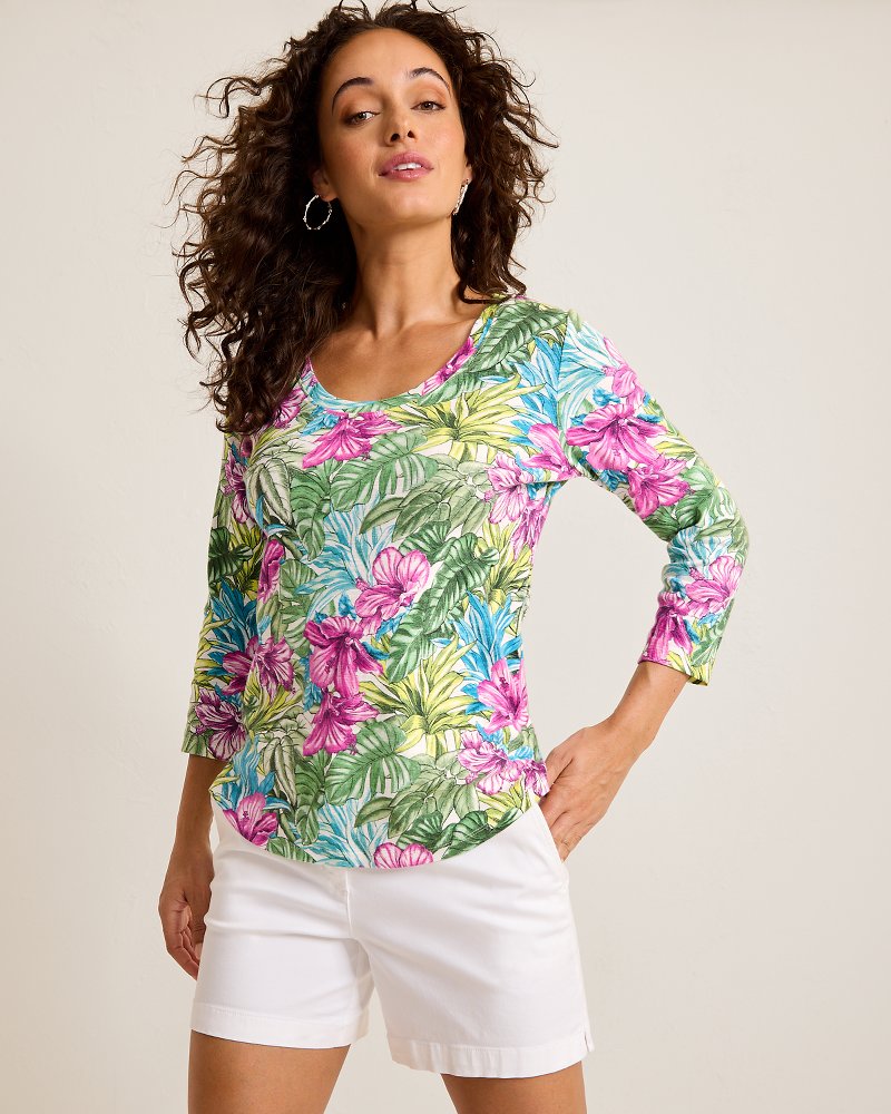 Ashby Isles Jungle Jewels 3/4-Sleeve T-Shirt