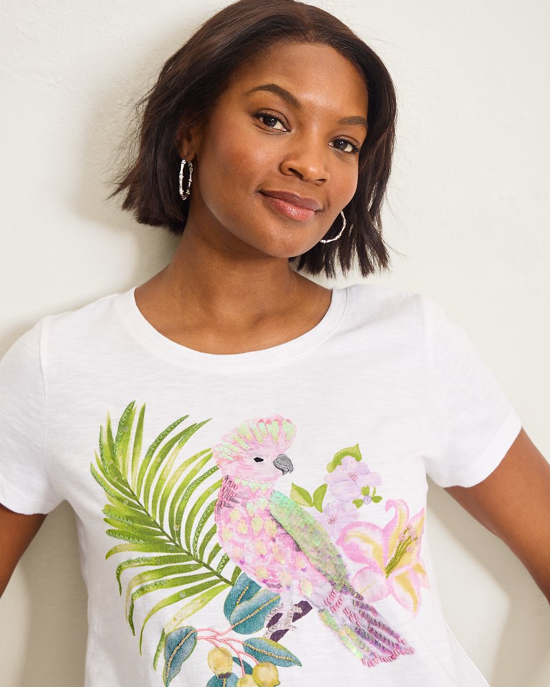 Tropical Bliss Embellished Lux T-Shirt