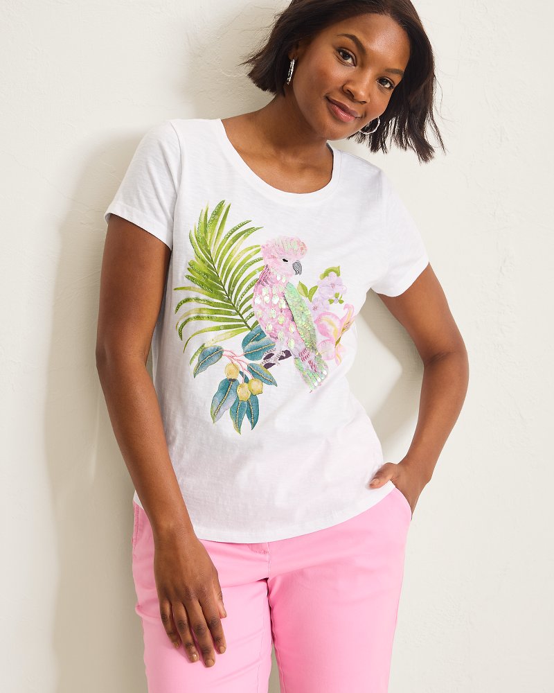 Tropical Bliss Embellished Lux T-Shirt