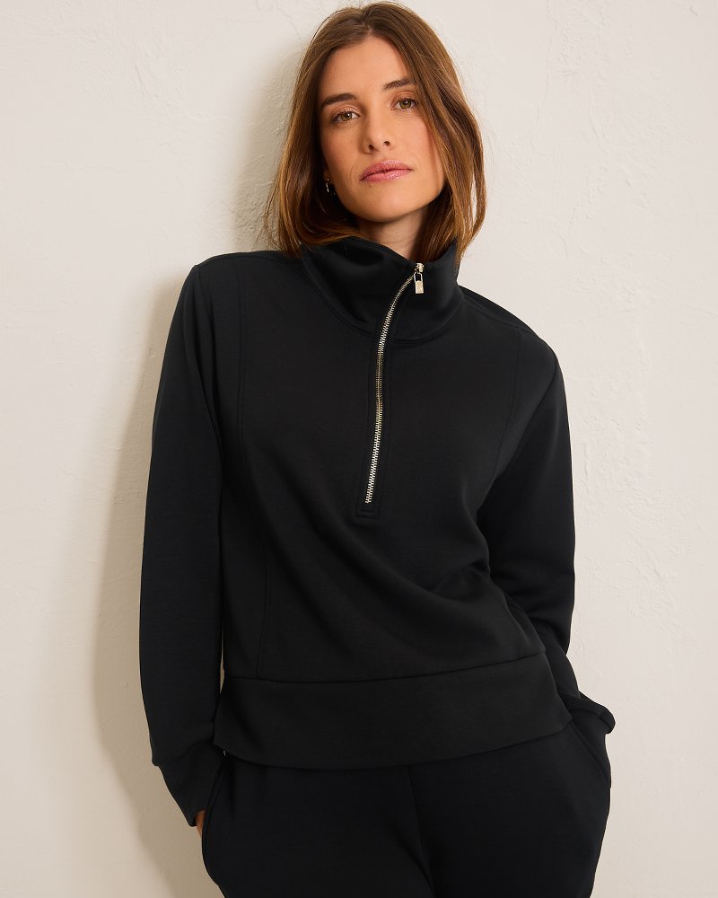 Palm Voyage Half-Zip Sweatshirt