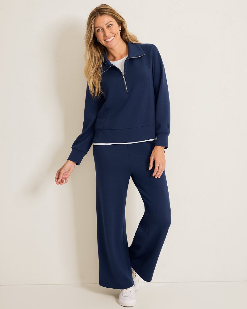 Palm Voyage Half-Zip Sweatshirt