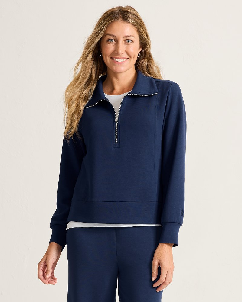 Palm Voyage Half-Zip Sweatshirt