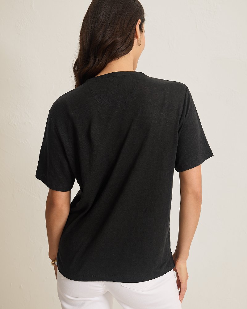 Thumbnail for Linnea Short-Sleeve Linen T-Shirt
