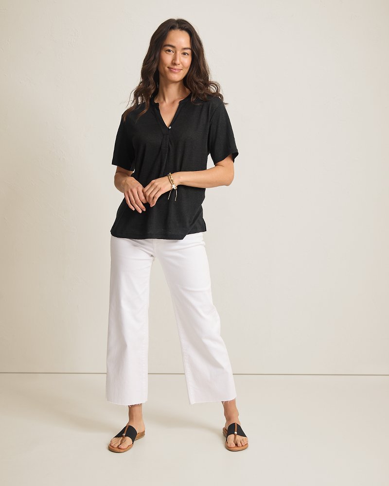 Thumbnail for Linnea Short-Sleeve Linen T-Shirt