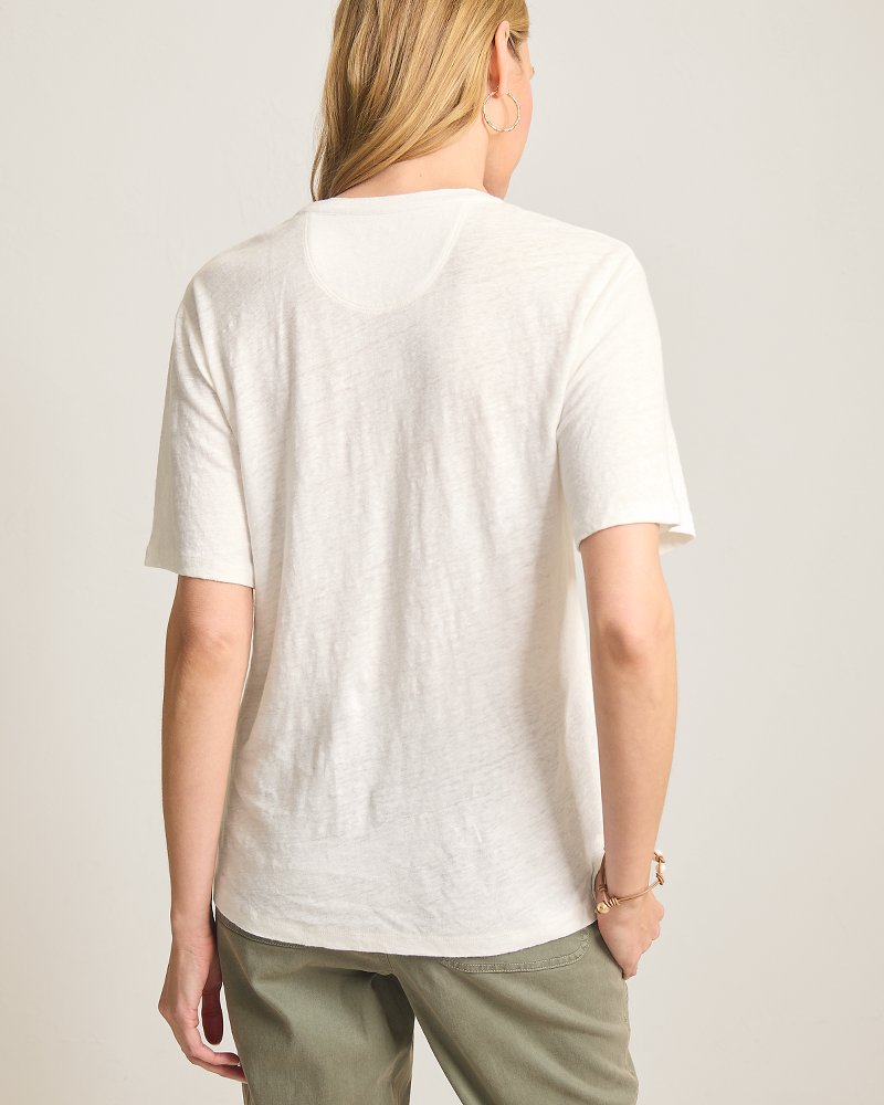 Thumbnail for Linnea Short-Sleeve Linen T-Shirt