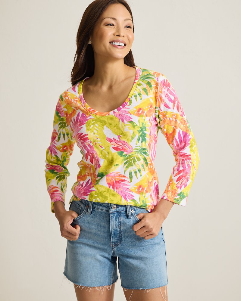 Ashby Isles Tropicana Isle 3/4-Sleeve T-Shirt