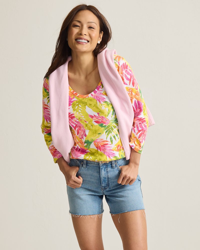 Ashby Isles Tropicana Isle 3/4-Sleeve T-Shirt