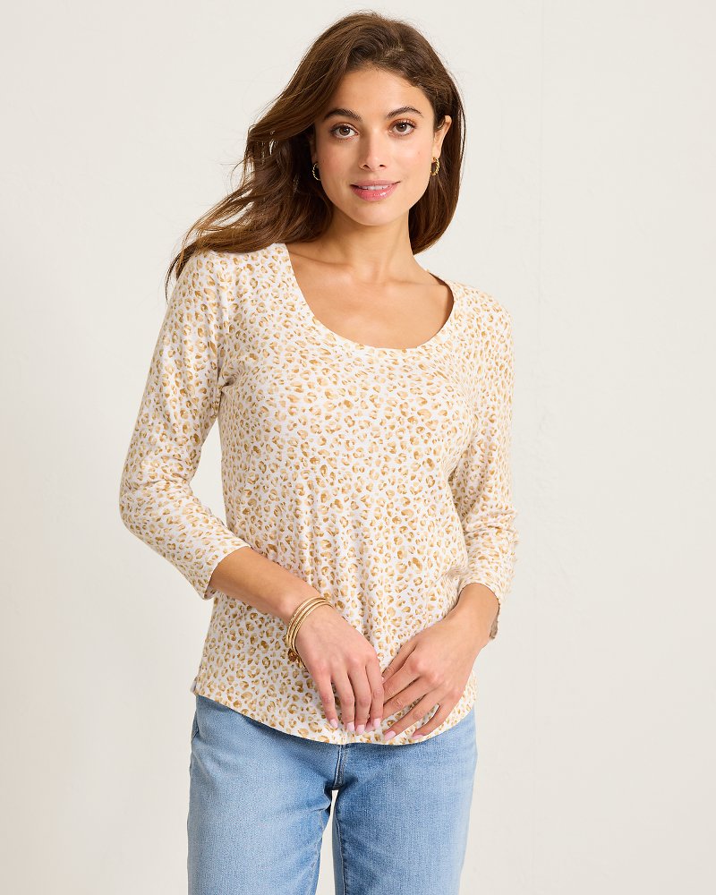 Ashby Isles Lux Leo 3/4-Sleeve T-Shirt