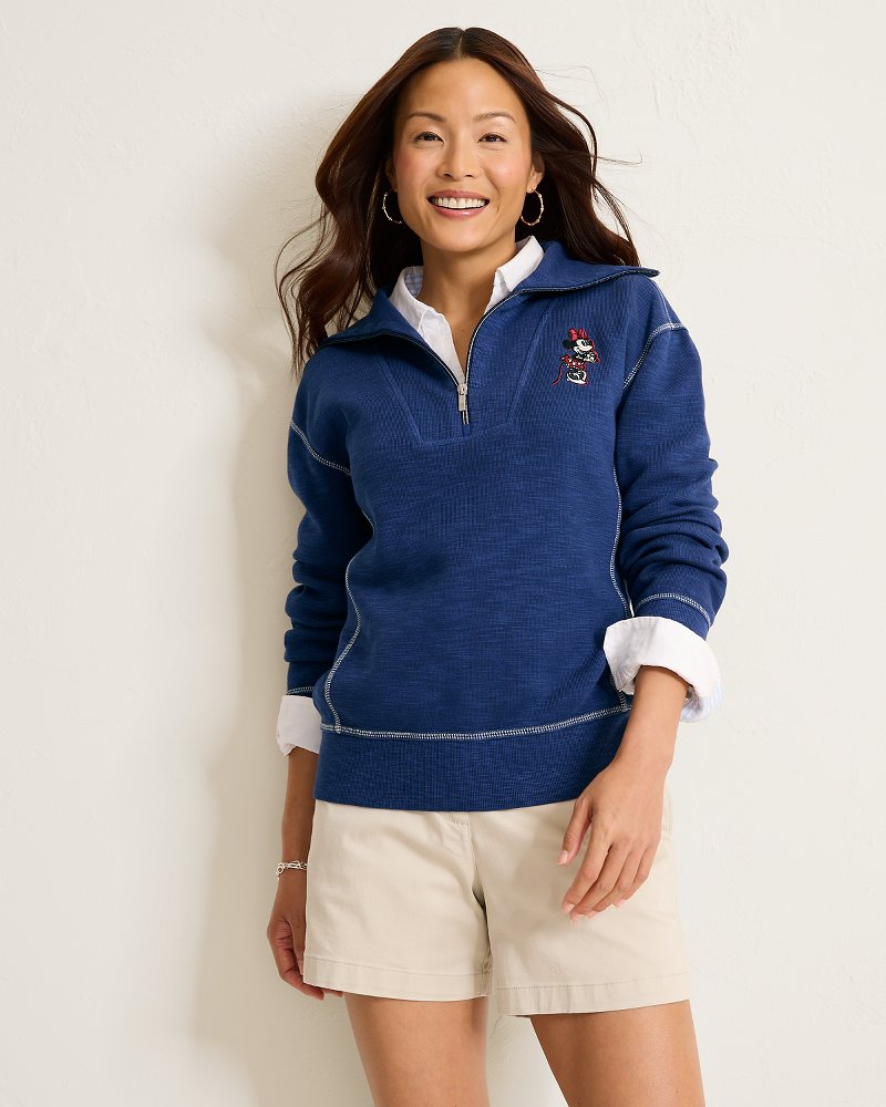 Thumbnail for Disney Tobago Bay Sizzling Sky Half-Zip Sweatshirt