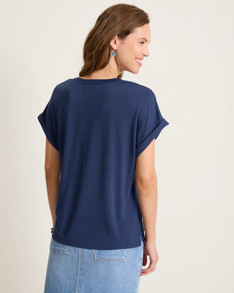 Kauai Split-Neck T-Shirt