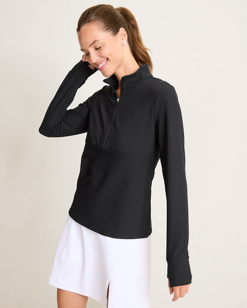 Abby Rib Half-Zip IslandZone Sweatshirt