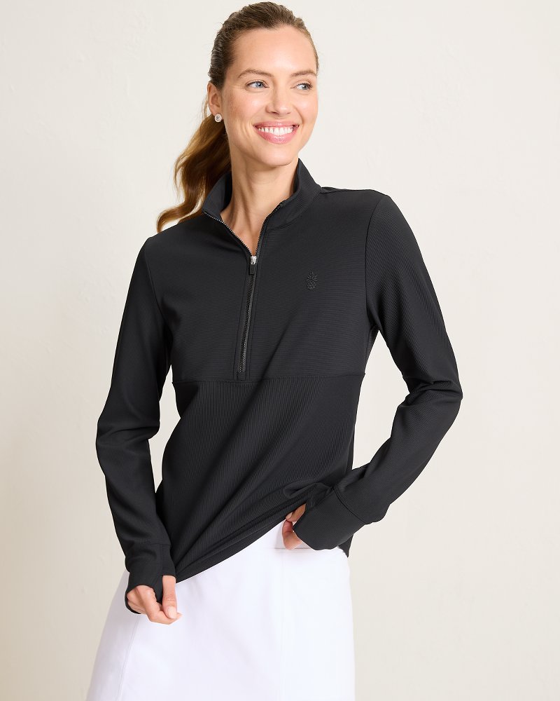 Abby Rib Half-Zip IslandZone Sweatshirt