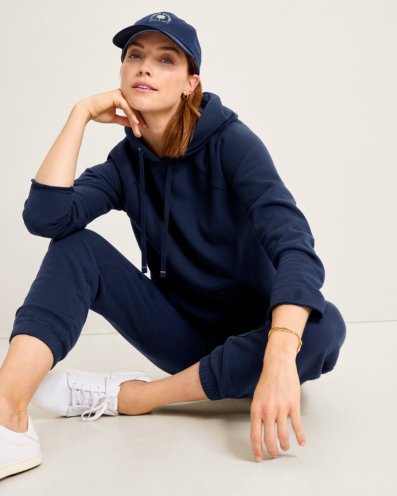 Marina Del Mar Raw-Edge Hoodie thumbnail 4