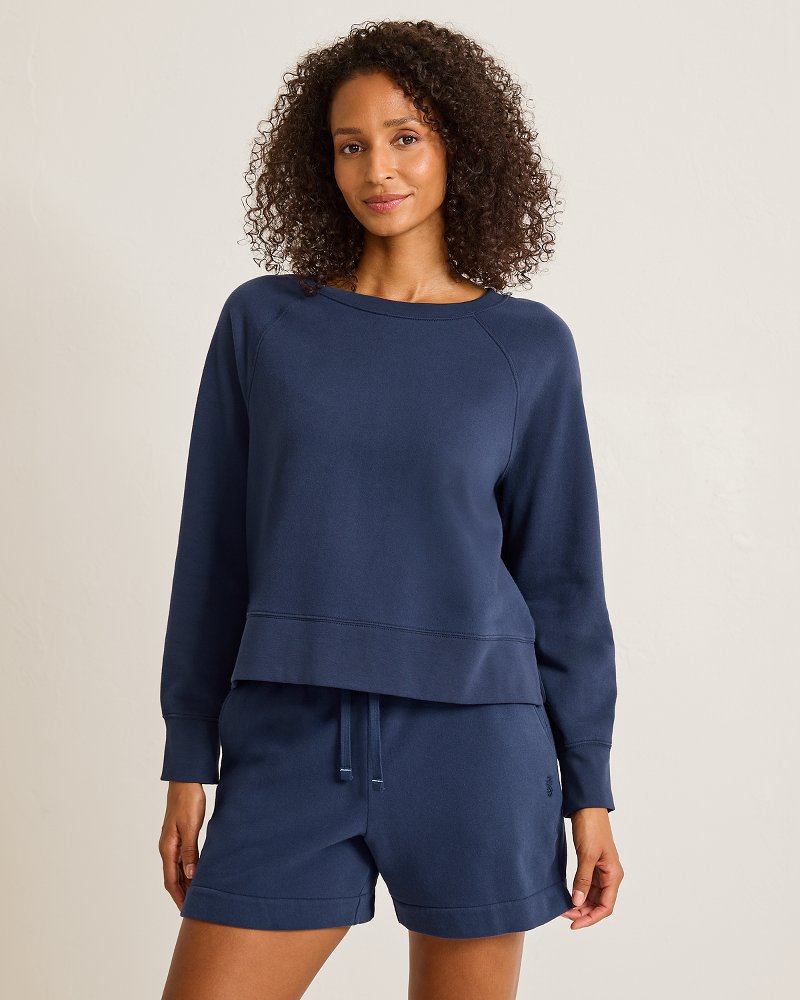 Marina Del Mar Relaxed Crew Sweatshirt