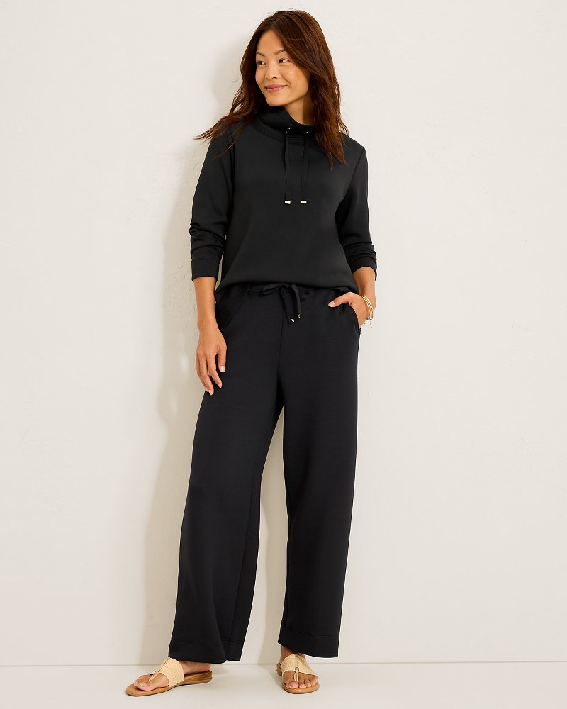 Palm Voyage Funnel-Neck Sweatshirt