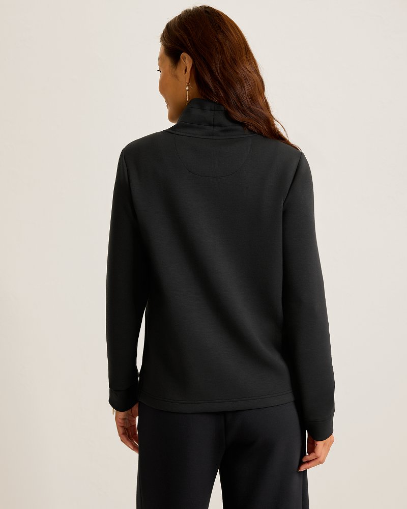 Palm Voyage Funnel-Neck Sweatshirt