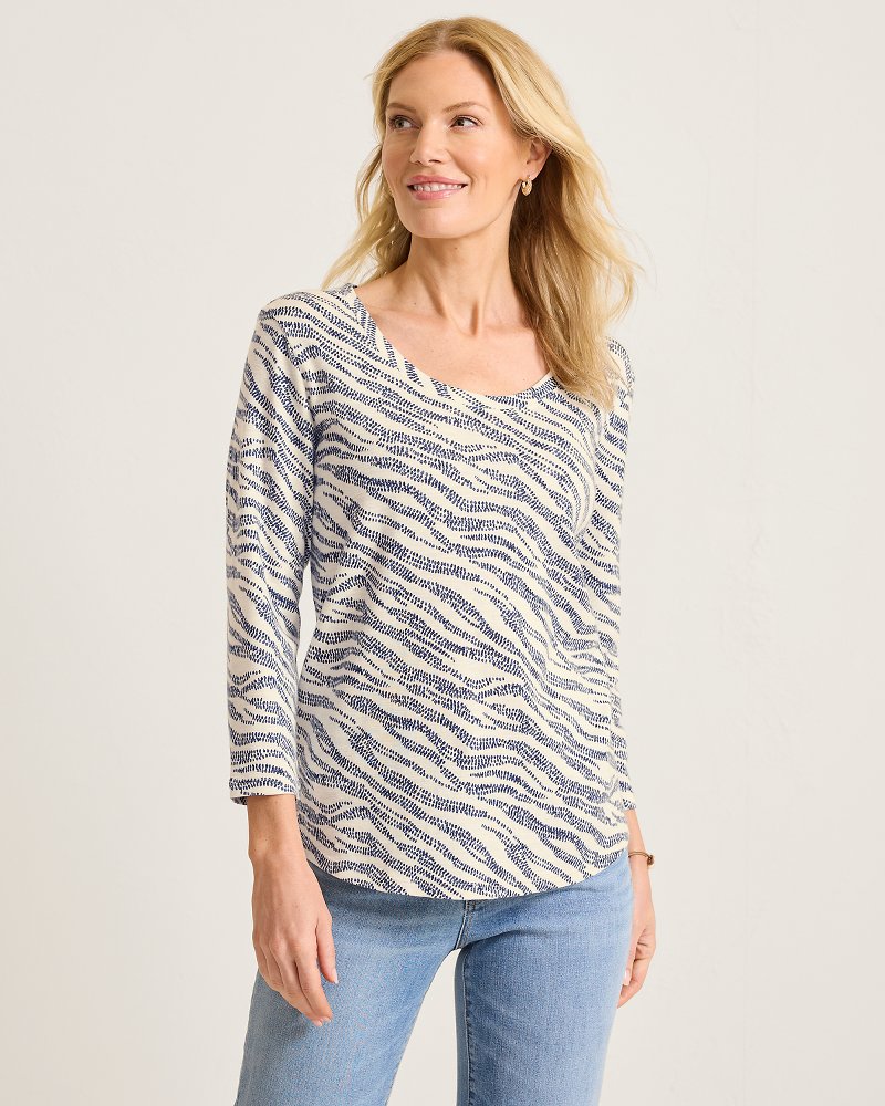 Ashby Isles Zebra Bay 3/4-Sleeve T-Shirt