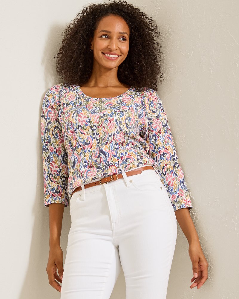Ashby Isles Sunlit Seas 3/4-Sleeve T-Shirt