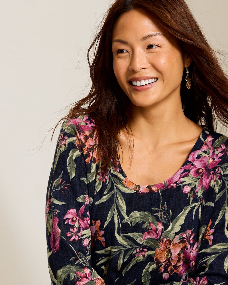 Ashby Isles Orchid Isle 3/4-Sleeve T-Shirt