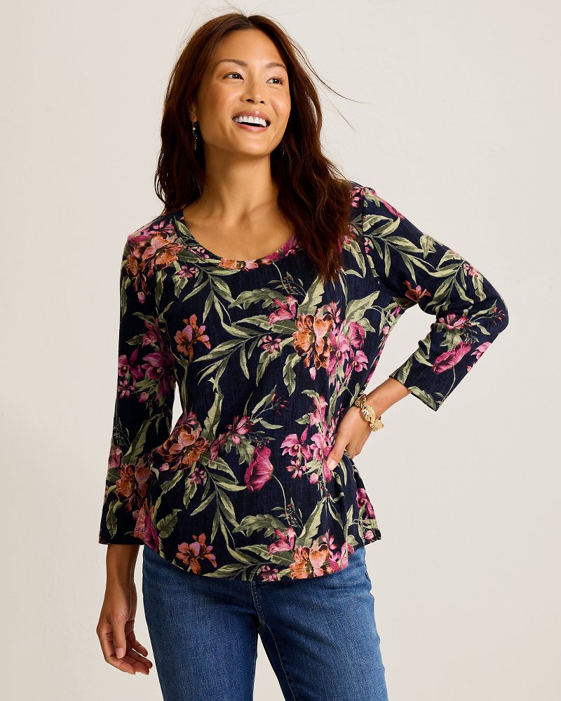 Ashby Isles Orchid Isle 3/4-Sleeve T-Shirt