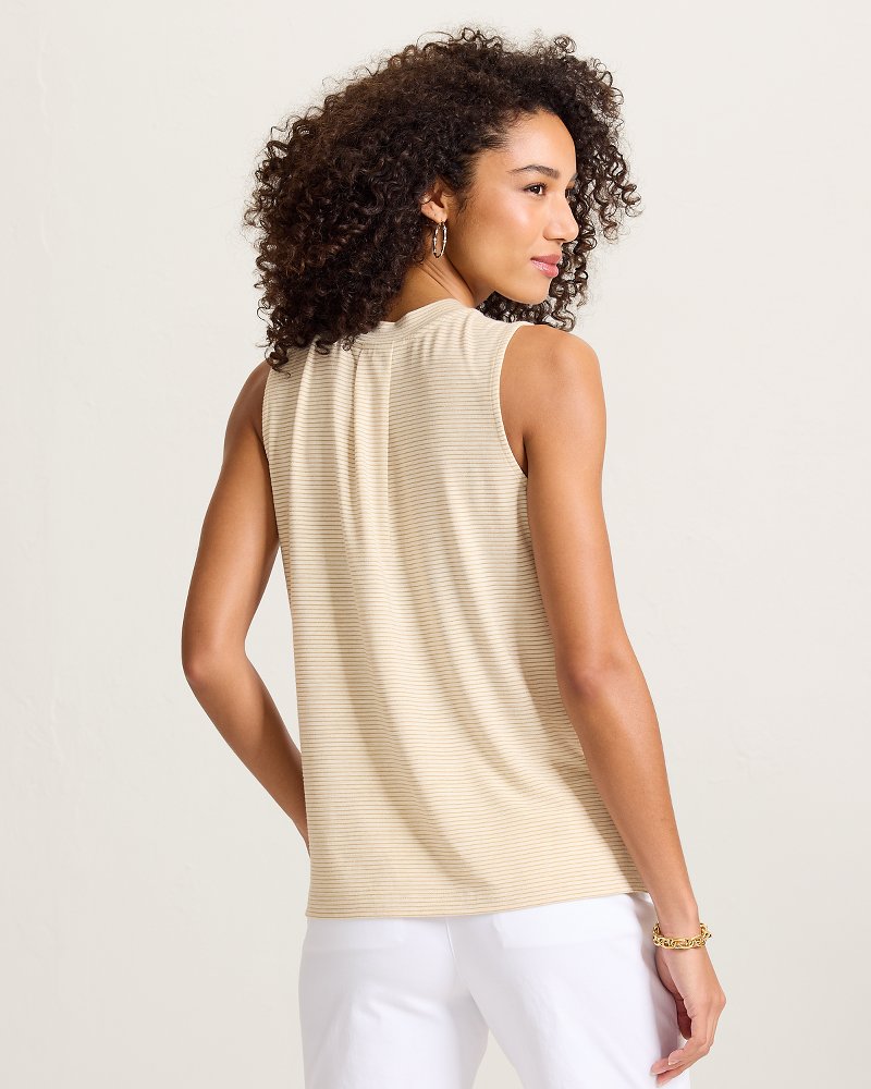 Kauai Tranquil Sea V-Neck Tank Top