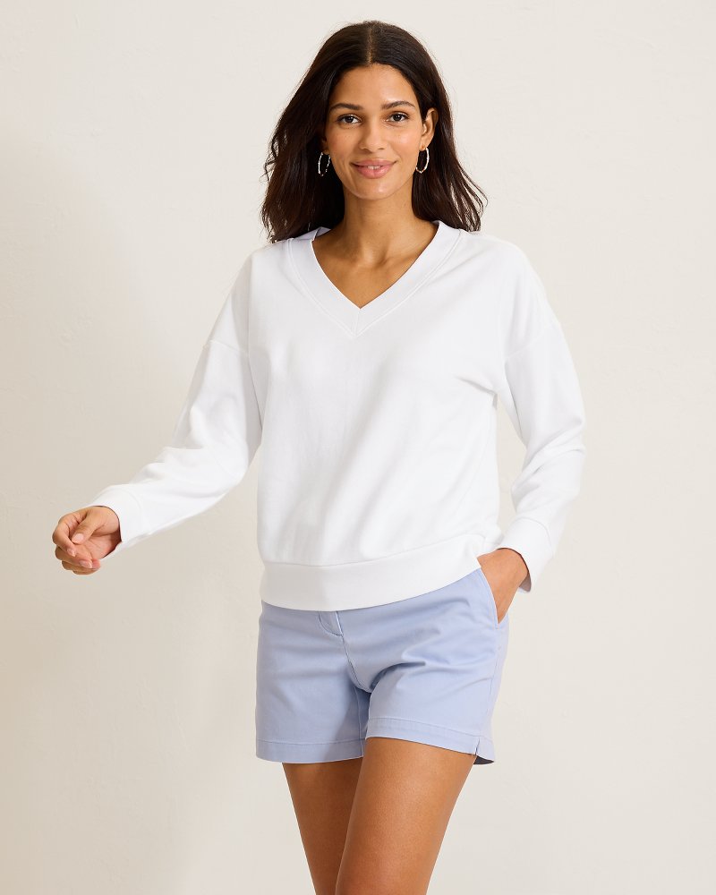 Marina Del Mar V-Neck Sweatshirt