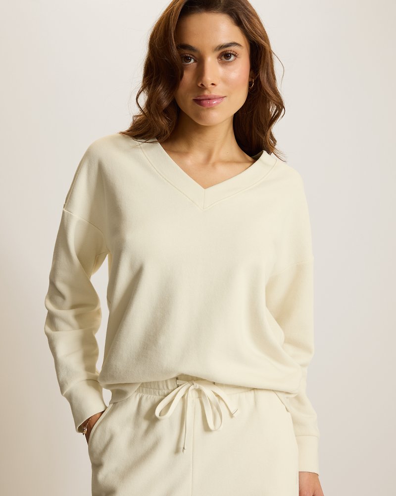 Marina Del Mar V-Neck Sweatshirt