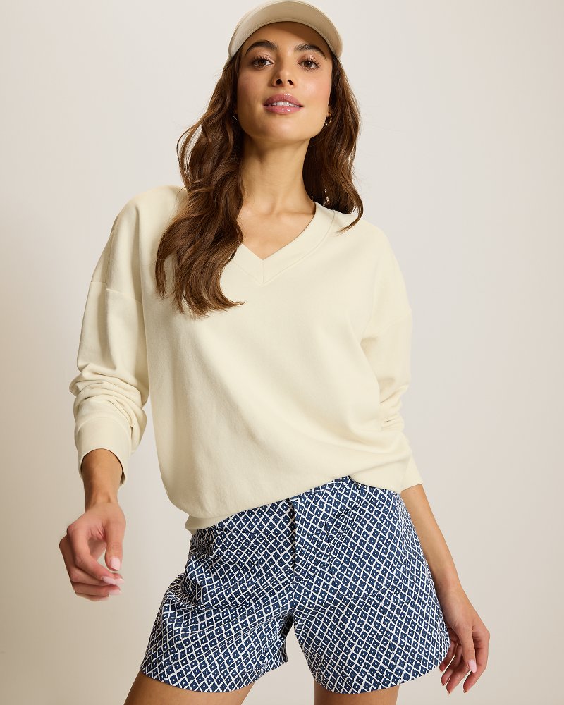 Marina Del Mar V-Neck Sweatshirt