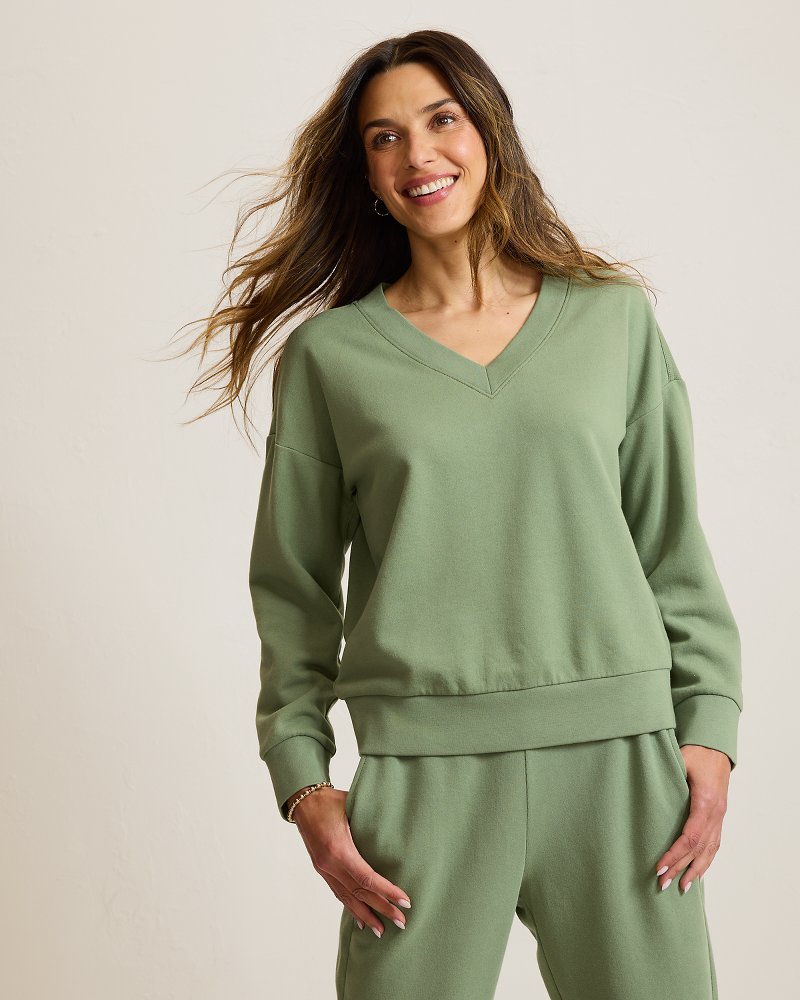 Marina Del Mar V-Neck Sweatshirt