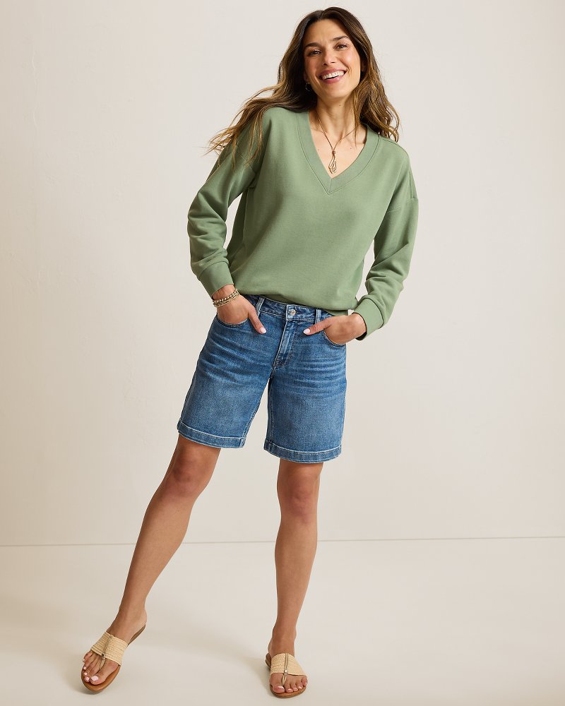 Marina Del Mar V-Neck Sweatshirt
