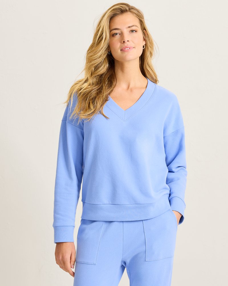 Marina Del Mar V-Neck Sweatshirt