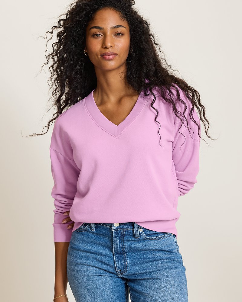 Marina Del Mar V-Neck Sweatshirt