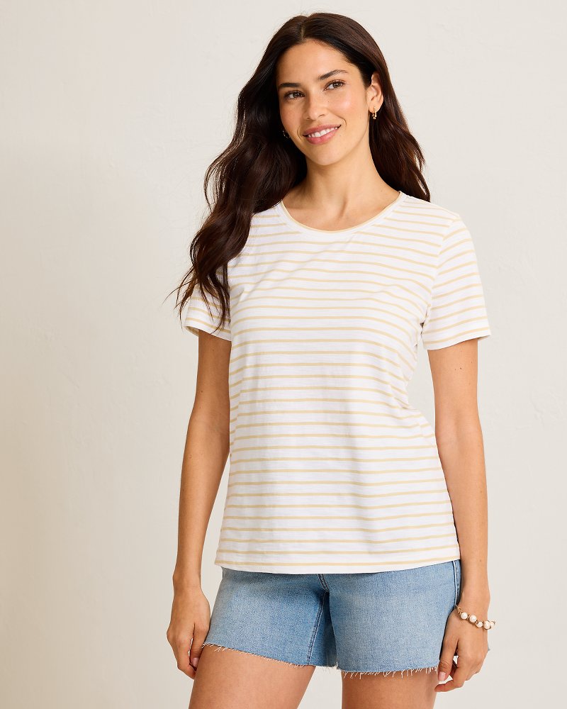 Paradise Breeze Jersey Stripe T-Shirt