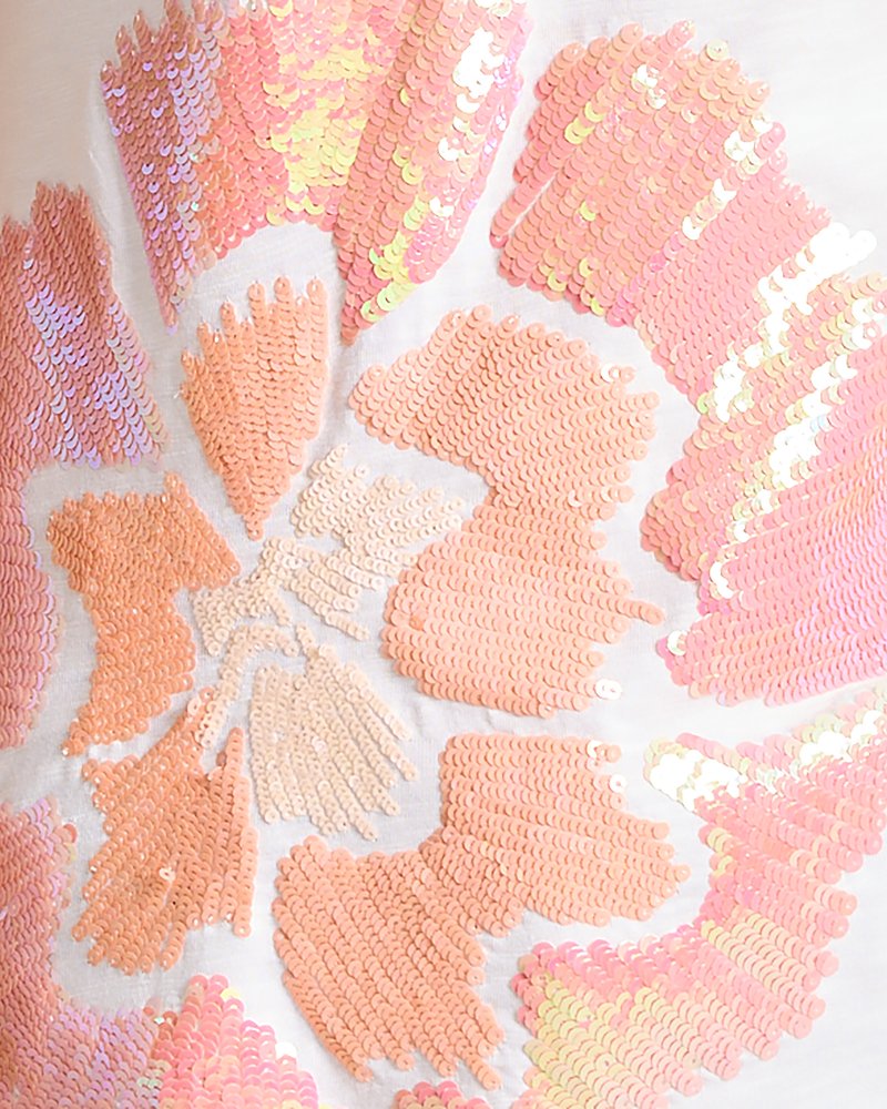 Floral Sequin Lux T-Shirt
