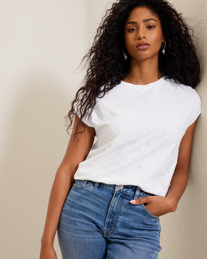 Floral Embellished Lux T-Shirt