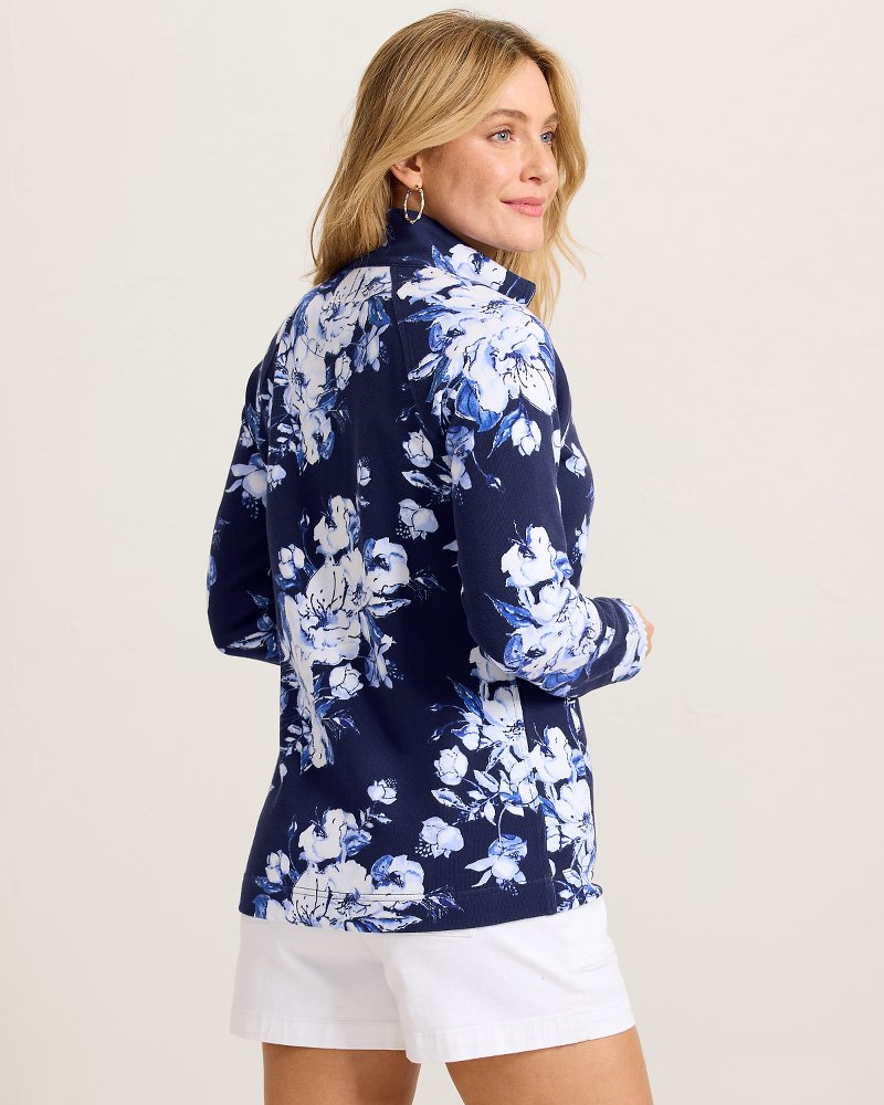 Aruba Floral Gardens Full-Zip Sweatshirt
