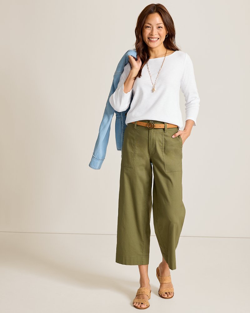 Ashby Isles Bateau-Neck 3/4-Sleeve T-Shirt thumbnail 2