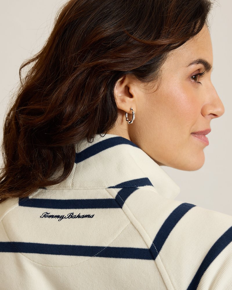 Aruba Stripe Full-Zip Sweatshirt