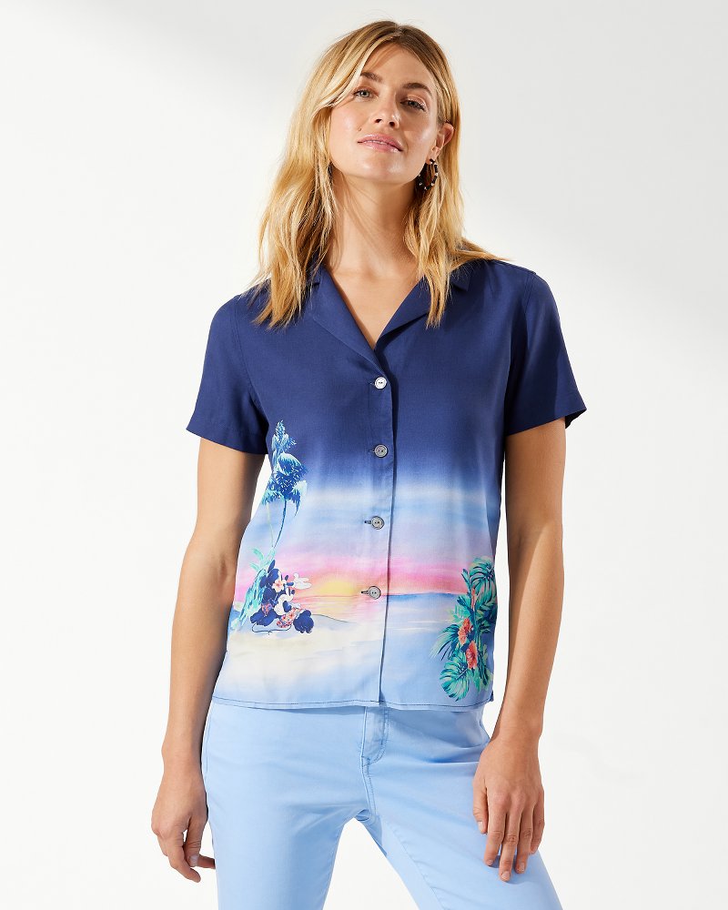 Disney Sunset Island Special Edition Silk Camp Shirt