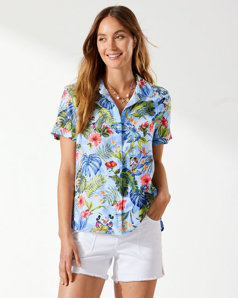 Disney Jungle Jubilee Linen Camp Shirt